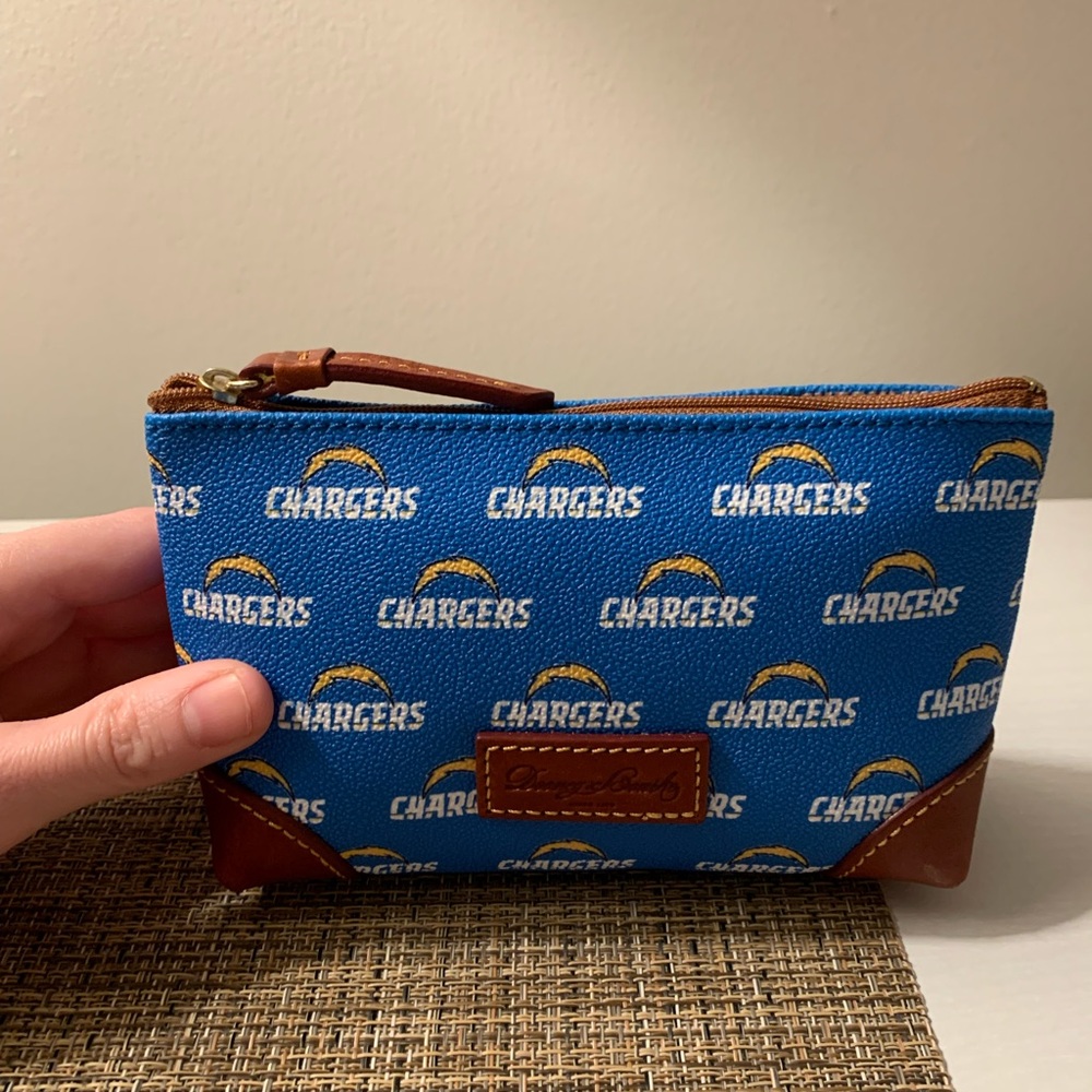 D&B Chargers cosmetic pouch
